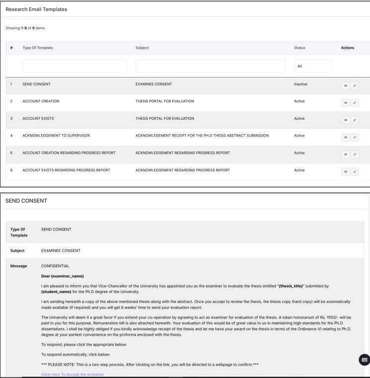 Thesis Management System - Samarth