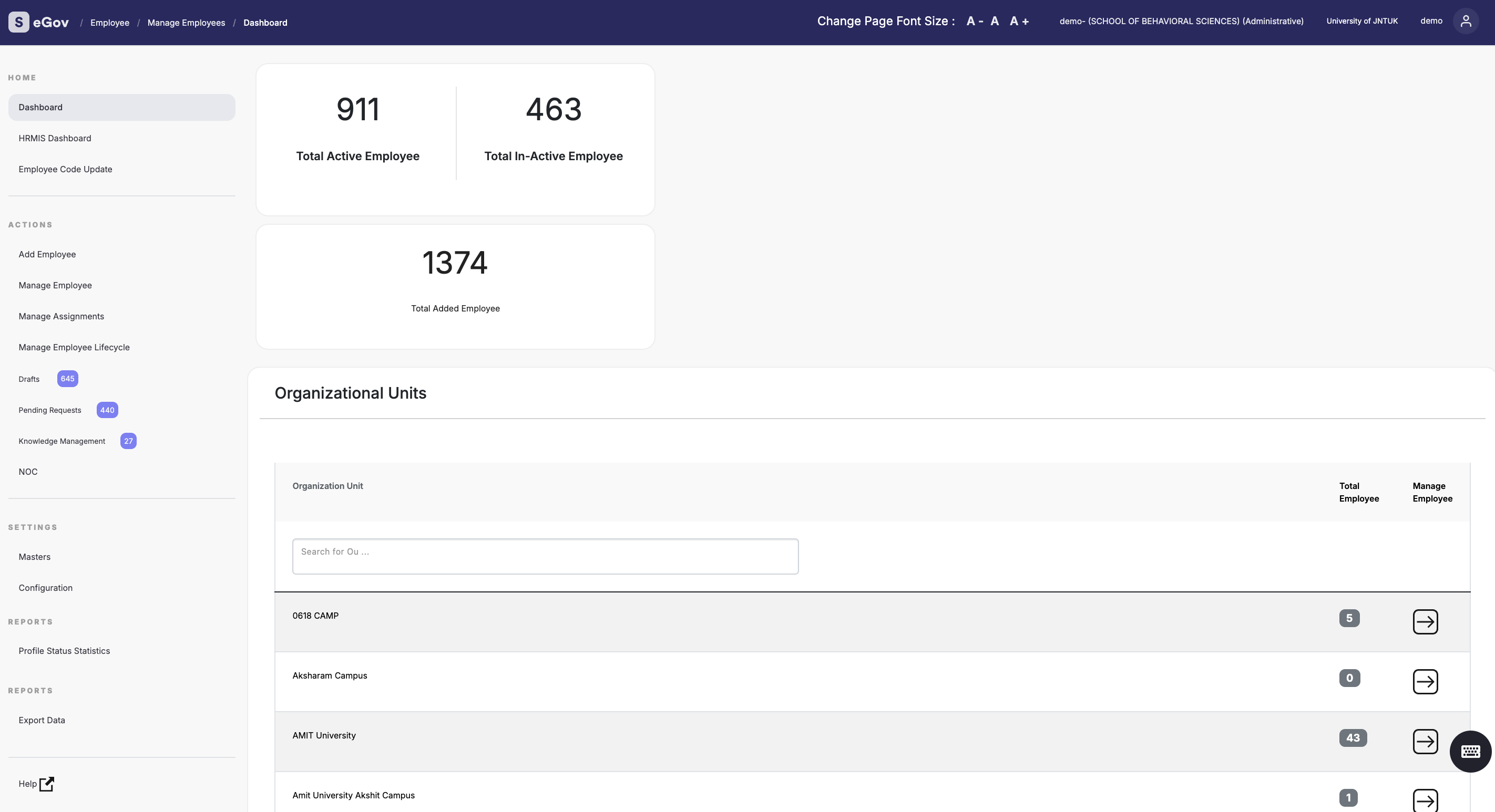 Employee Management System - Samarth